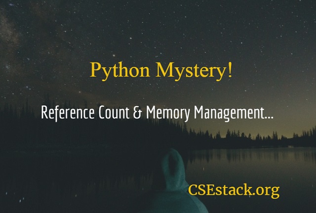 Python getrefcount reference count