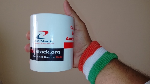 CSEstack personalized brand mug