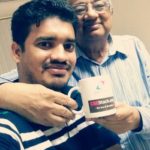 Aniruddha Chaudhari presented CSEStack goodies to Srinivasan Sundarrajan