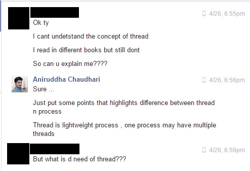 Discussion on Process and Thread in Operating System
