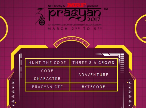 NIT Trichy Presents Pragyan Coding Event