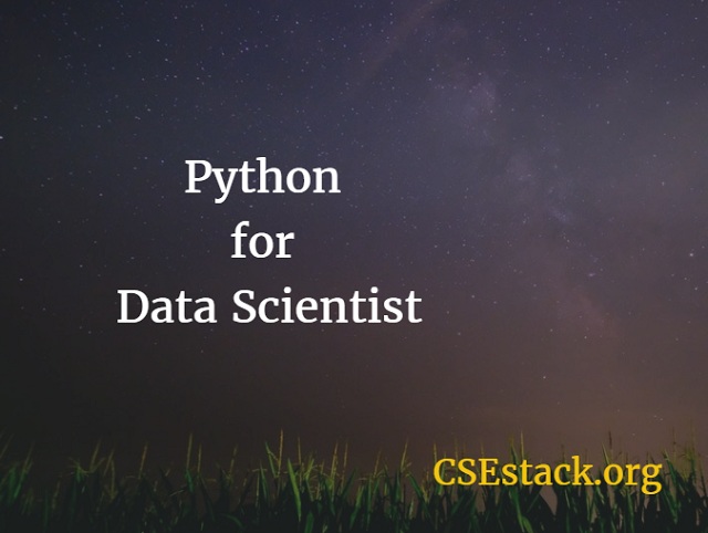 Python for data science