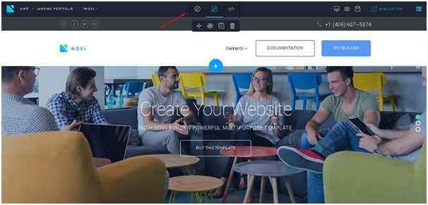 design website in Novi editor