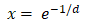 decay coefficient formula